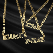 Load image into Gallery viewer, Stainless Steel Name Necklace set
